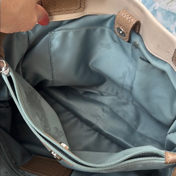 ⭐️  COACH Penelope ~Leather Top ~Turnlock Satchel Carryall Purse F16531 - Picture 4 of 10